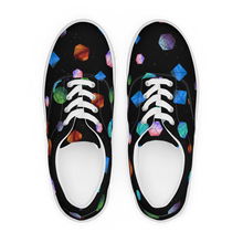 Load image into Gallery viewer, Galaxy Polyhedrons canvas shoes (Femme Sizes)
