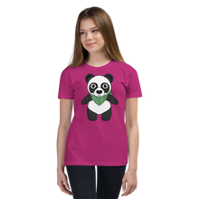 Load image into Gallery viewer, Youth Panda Bandanna Buddy T-Shirt
