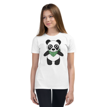 Load image into Gallery viewer, Youth Panda Bandanna Buddy T-Shirt
